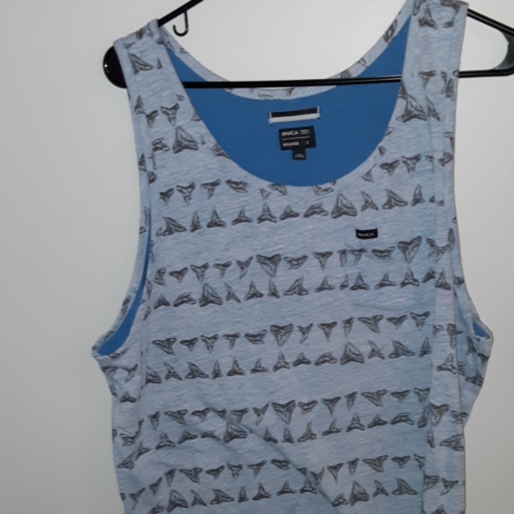RVCA shark tooth tank top